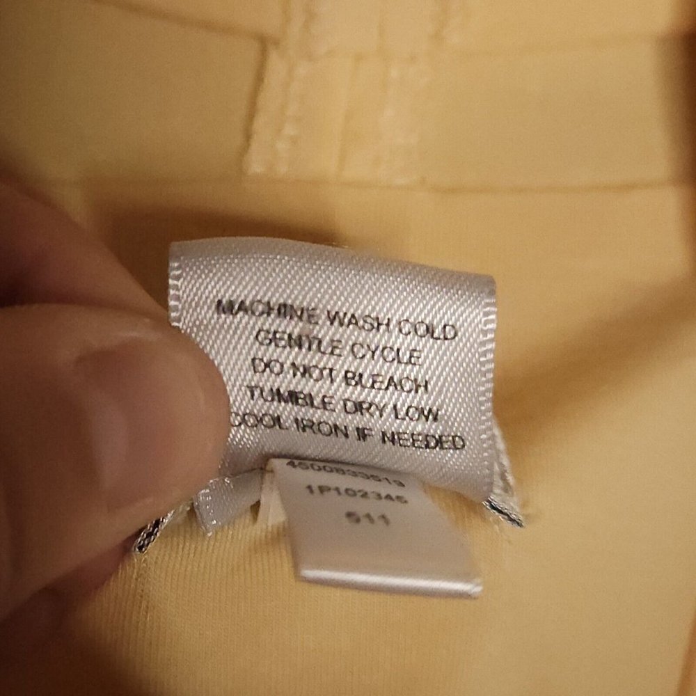 Chico's Womens Yellow Stretchy Vest Large - Picture 5 of 5